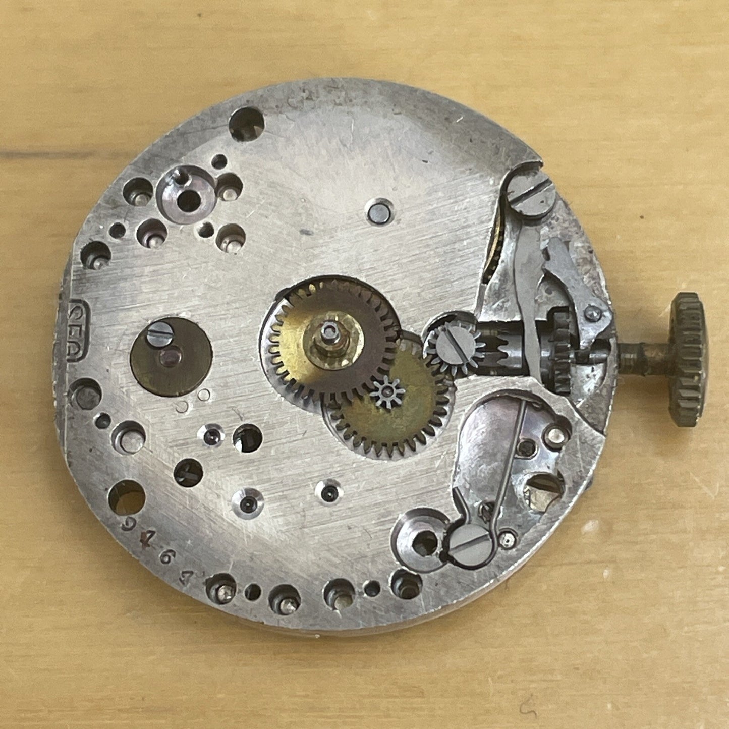 SFG Schild Freres Eterna Buren 10.5 Ligne Watch Movement OK  Balance Ref LG14-93