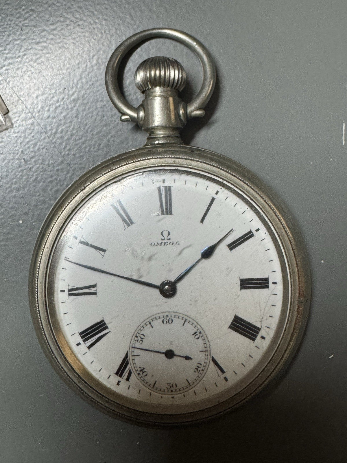 WW1 Era Ca 1915 Omega Pocket Watch Serviced