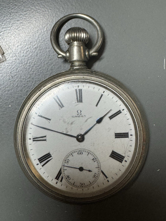 WW1 Era Ca 1915 Omega Pocket Watch Serviced