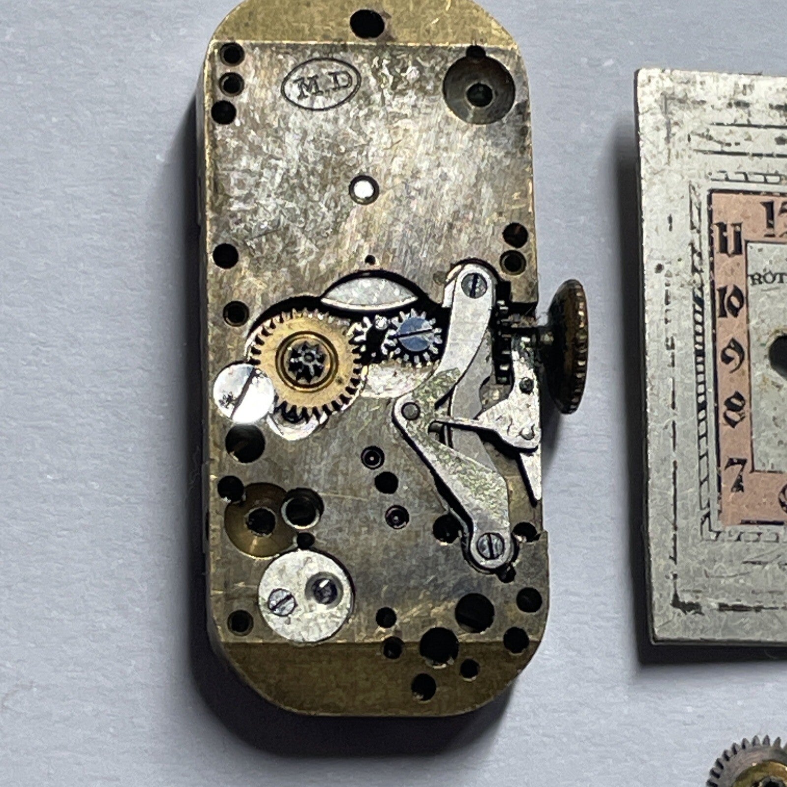 Rotary Cal 5/140 Movement For Parts Spares Repair E10