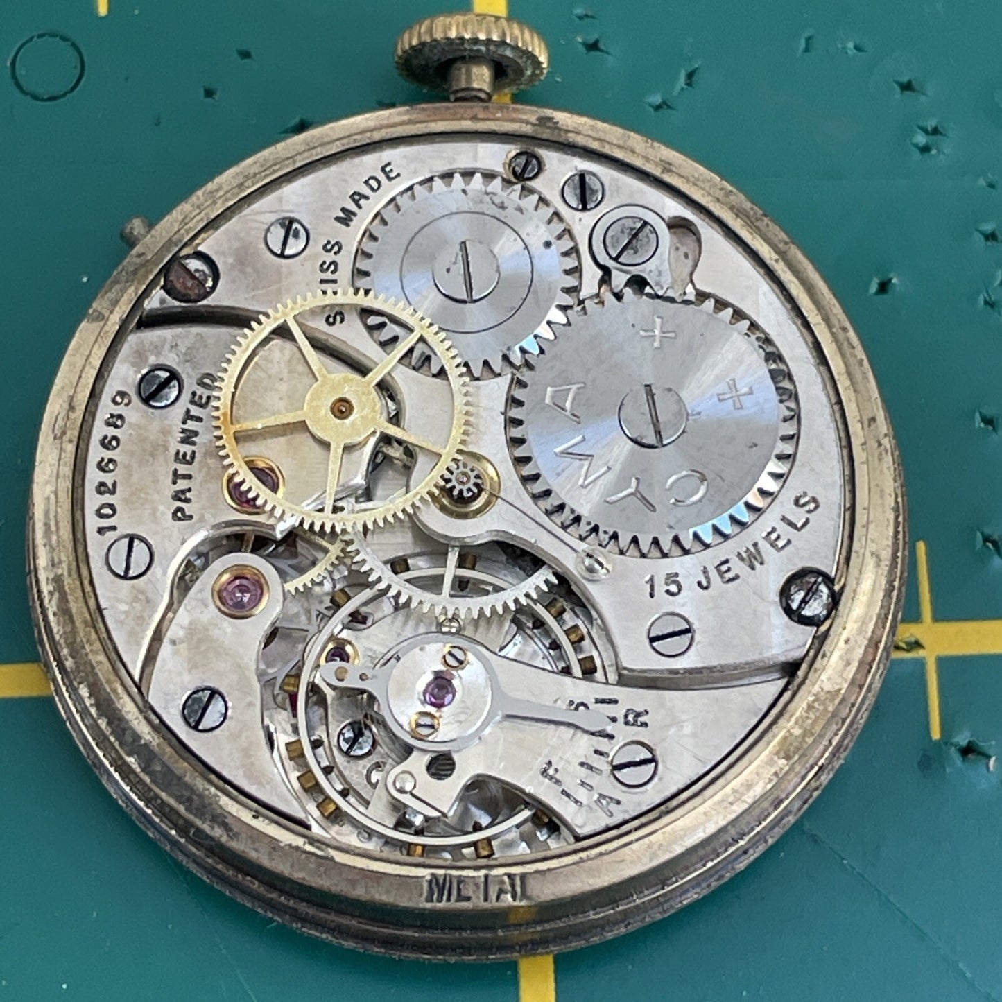 Cyma 376 Sweep Seconds Movement OK Balance Ref LG9