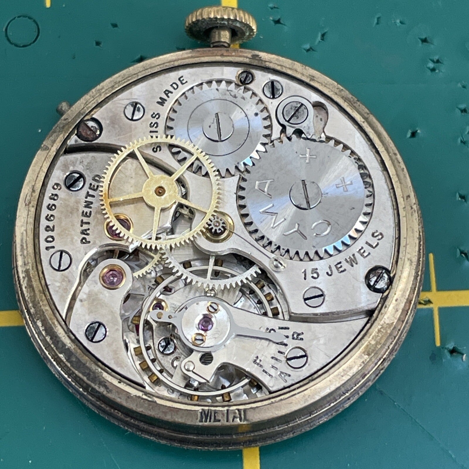 Cyma 376 Sweep Seconds Movement OK Balance Ref LG9