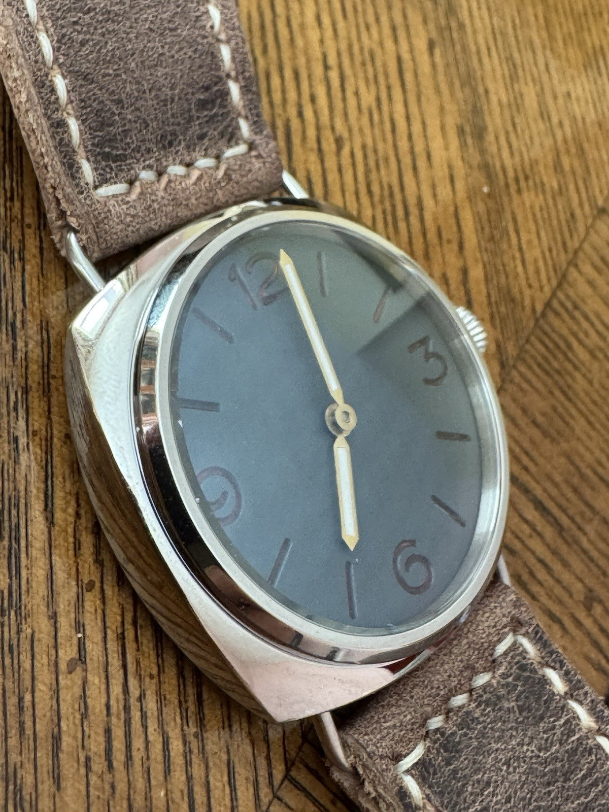 German Diver Style Homage Watch Sea Gull ST36 Custom Dial Hands & Strap