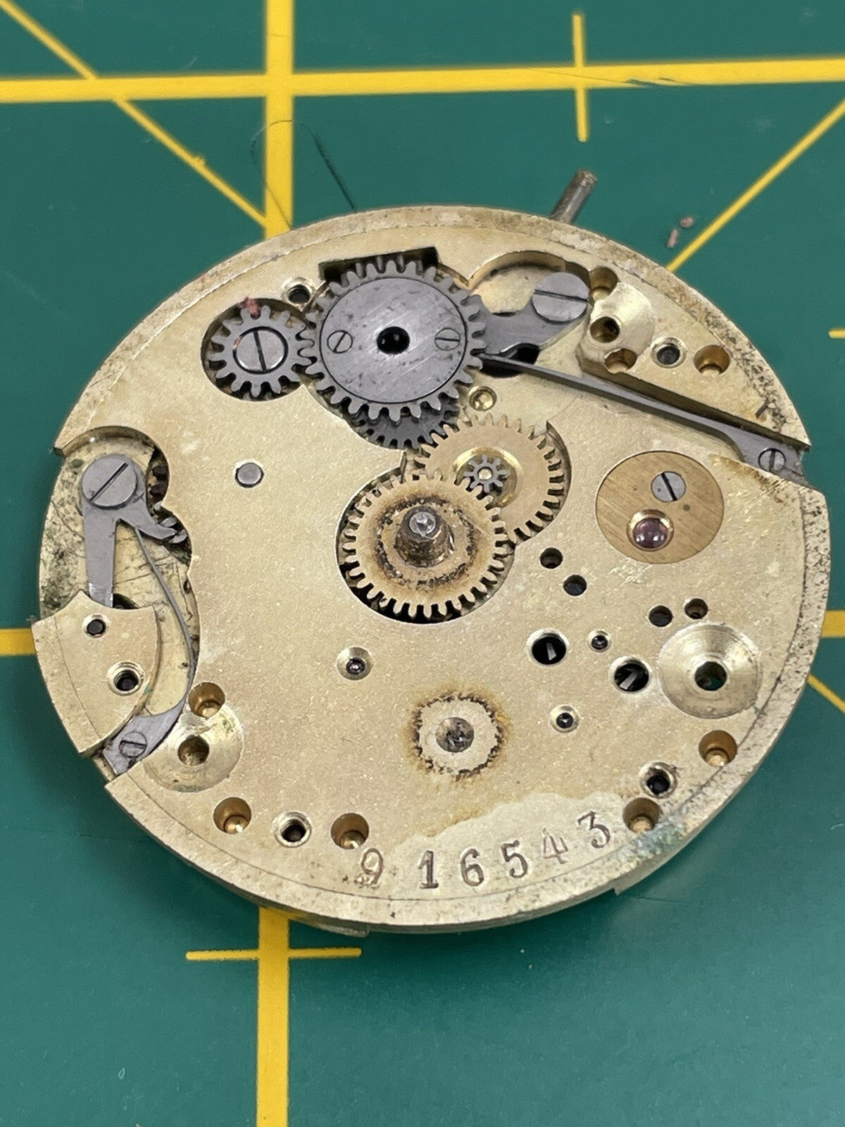 Vintage 1880s Longines 13 Ligne Watch Movement Good Balance 1888 / 1889 Ref LG10