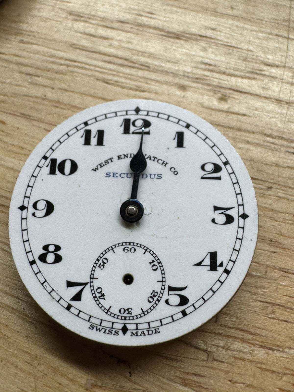 Felsa 253 Trench Watch Movement West End Secundus Dial Ref LG0-10