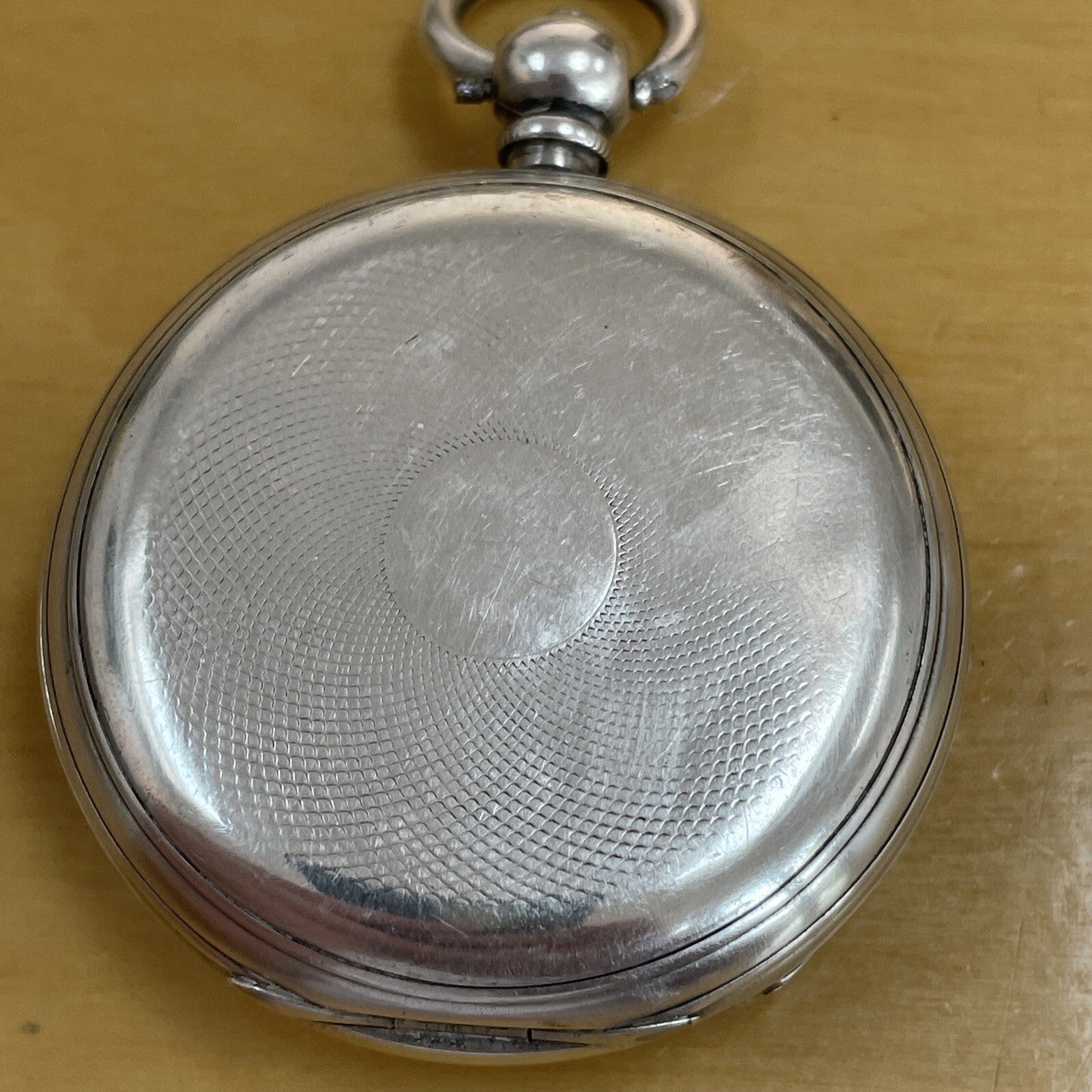Ca 1877 JB Yabsley Pocket Watch Fine Silver Serviced August 24 Ref P