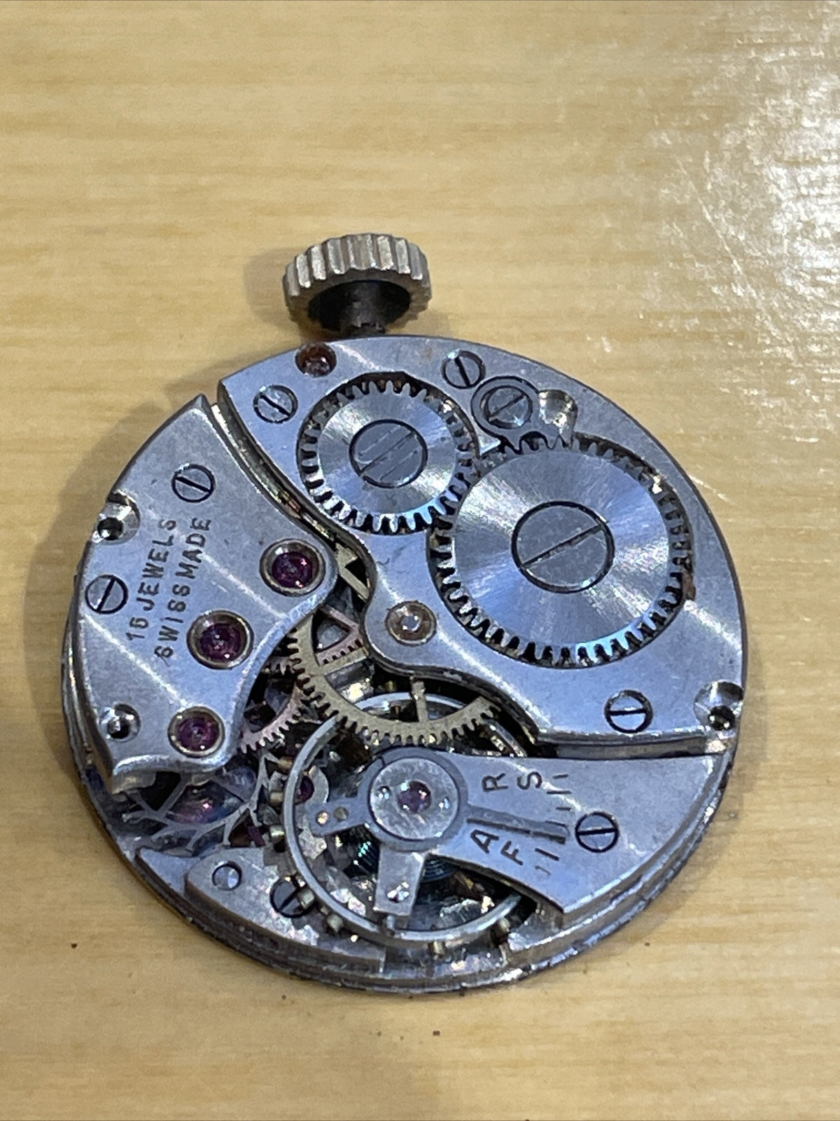 Buren 19.7mm Watch Movement Shot Balance Ref J64