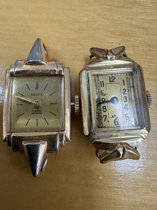 2x Ladies Cocktail Watches Running Ref LG0