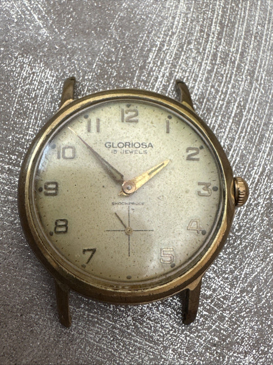 Mens Gloriosa Mechanical Watch Running Jeambrun Movt