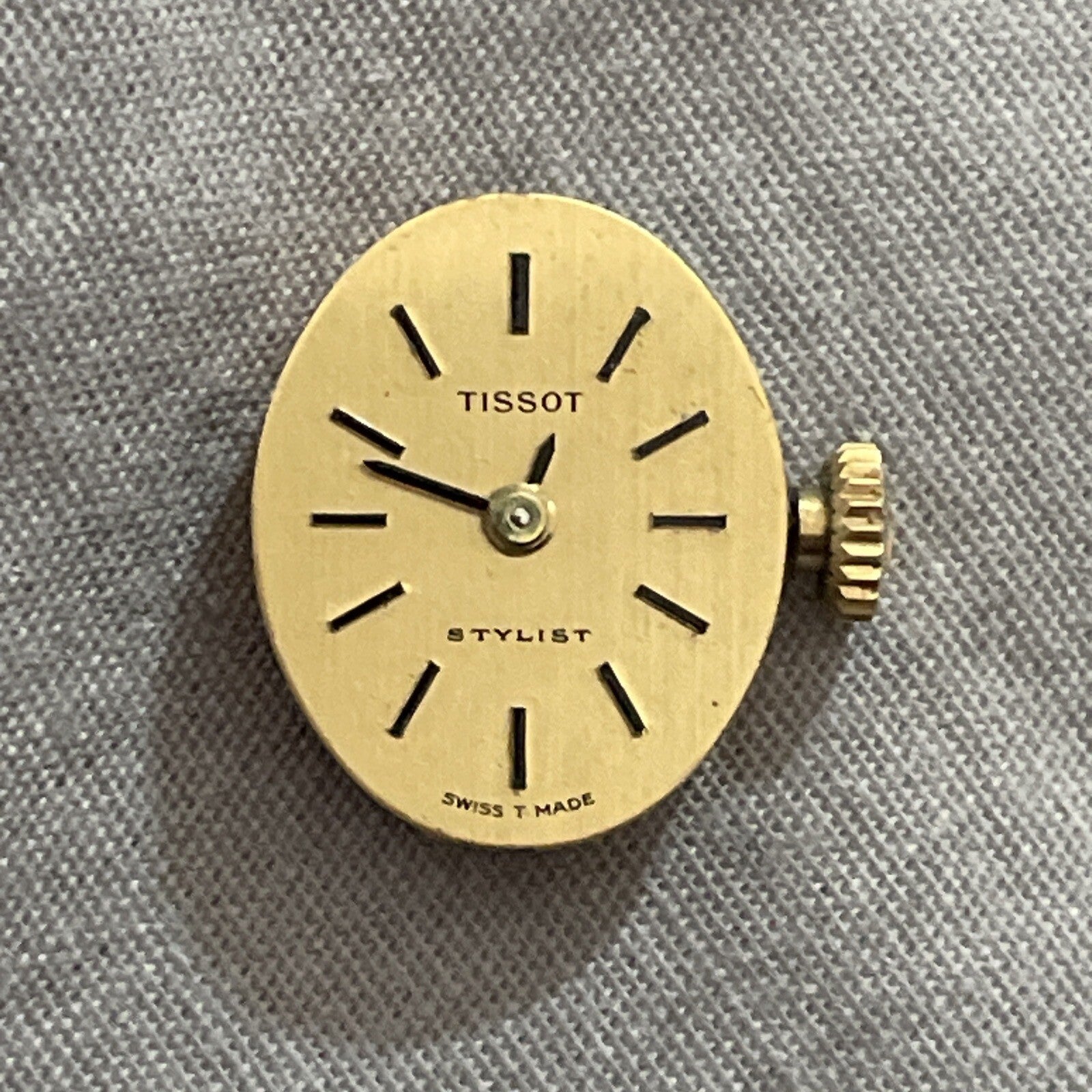 Tissot 530 Lanco 6540 Movement For Parts Spares Or Repair Good Balance