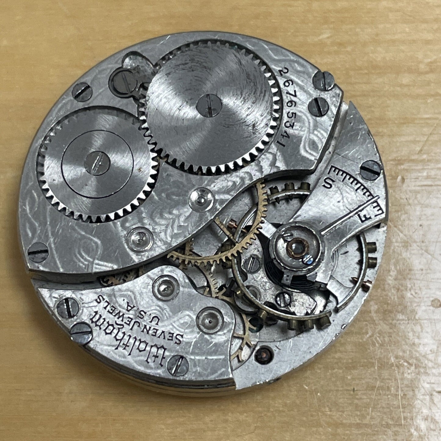 Waltham Movement Grade 361 Model 1907  Ref LG16-6