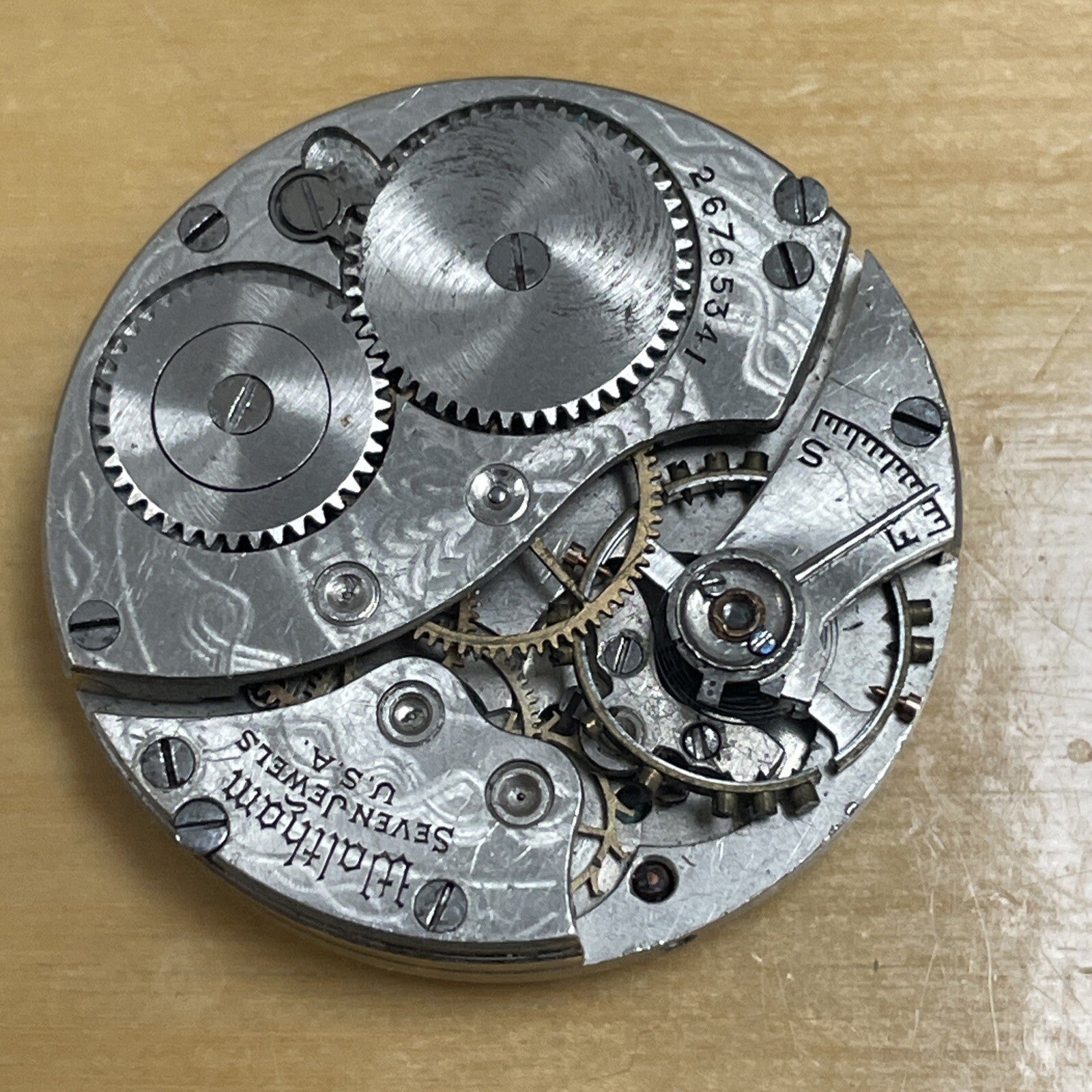 Waltham Movement Grade 361 Model 1907  Ref LG16-6