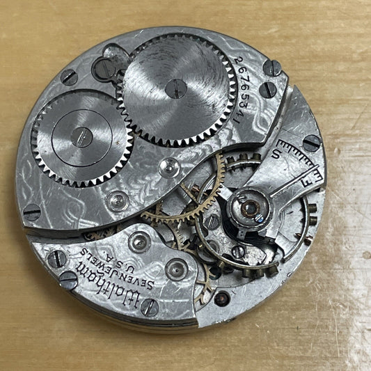 Waltham Movement Grade 361 Model 1907  Ref LG16-6