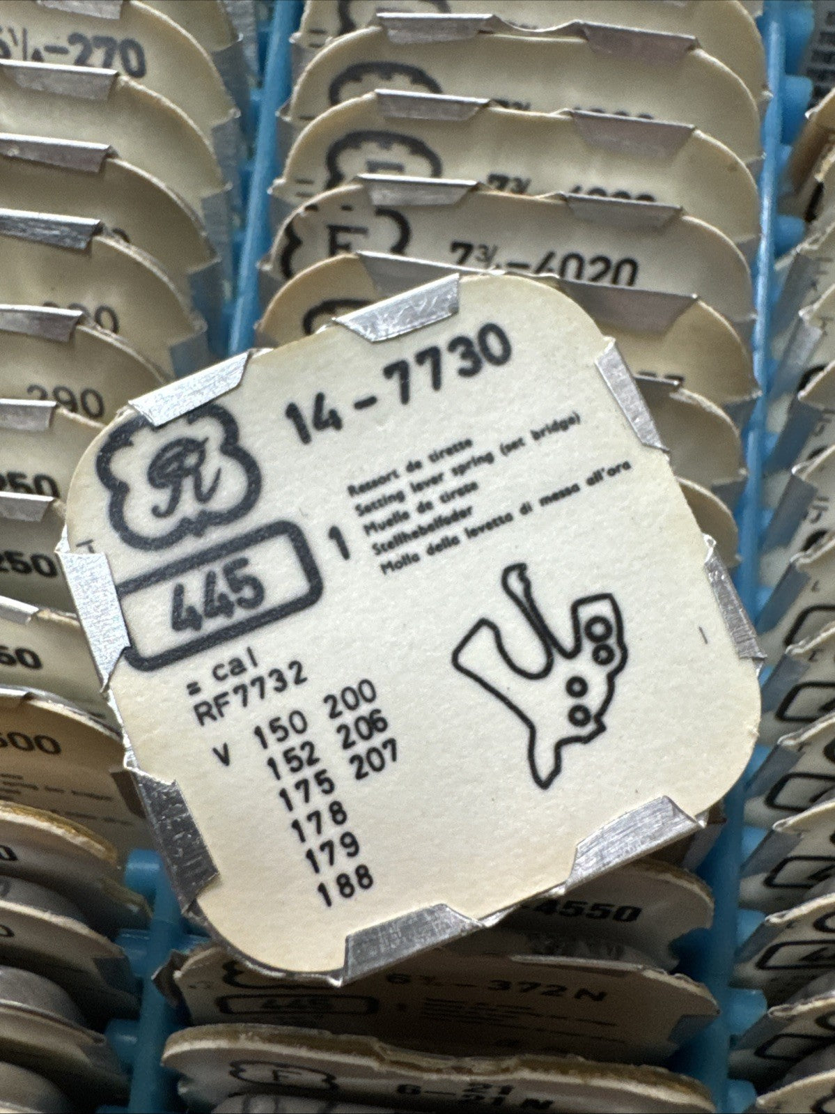 NOS OEM Valjoux 7730 Setting Lever Spring Ref LG16-BT