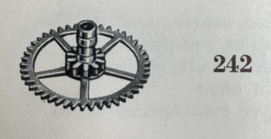 ETA Part #242 /1 Cannon Pinion With Driving Wheel H215 Cal 2410 Ref L-A