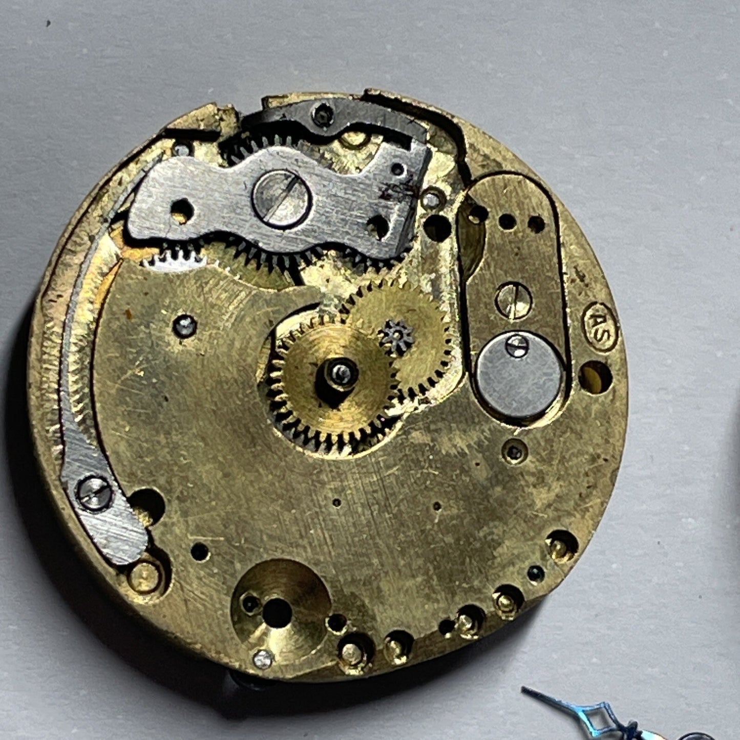 Early AS A Schild Trench Movement For Parts Spares Repair E18 10.5 Ligne