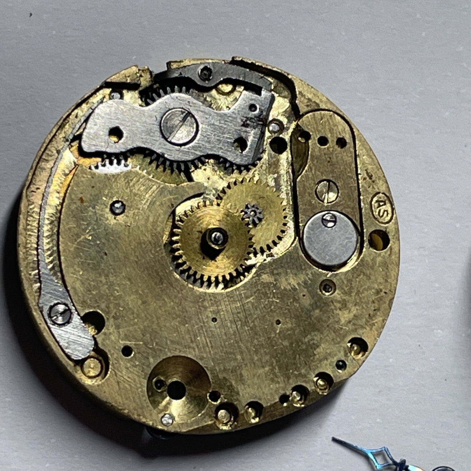 Early AS A Schild Trench Movement For Parts Spares Repair E18 10.5 Ligne