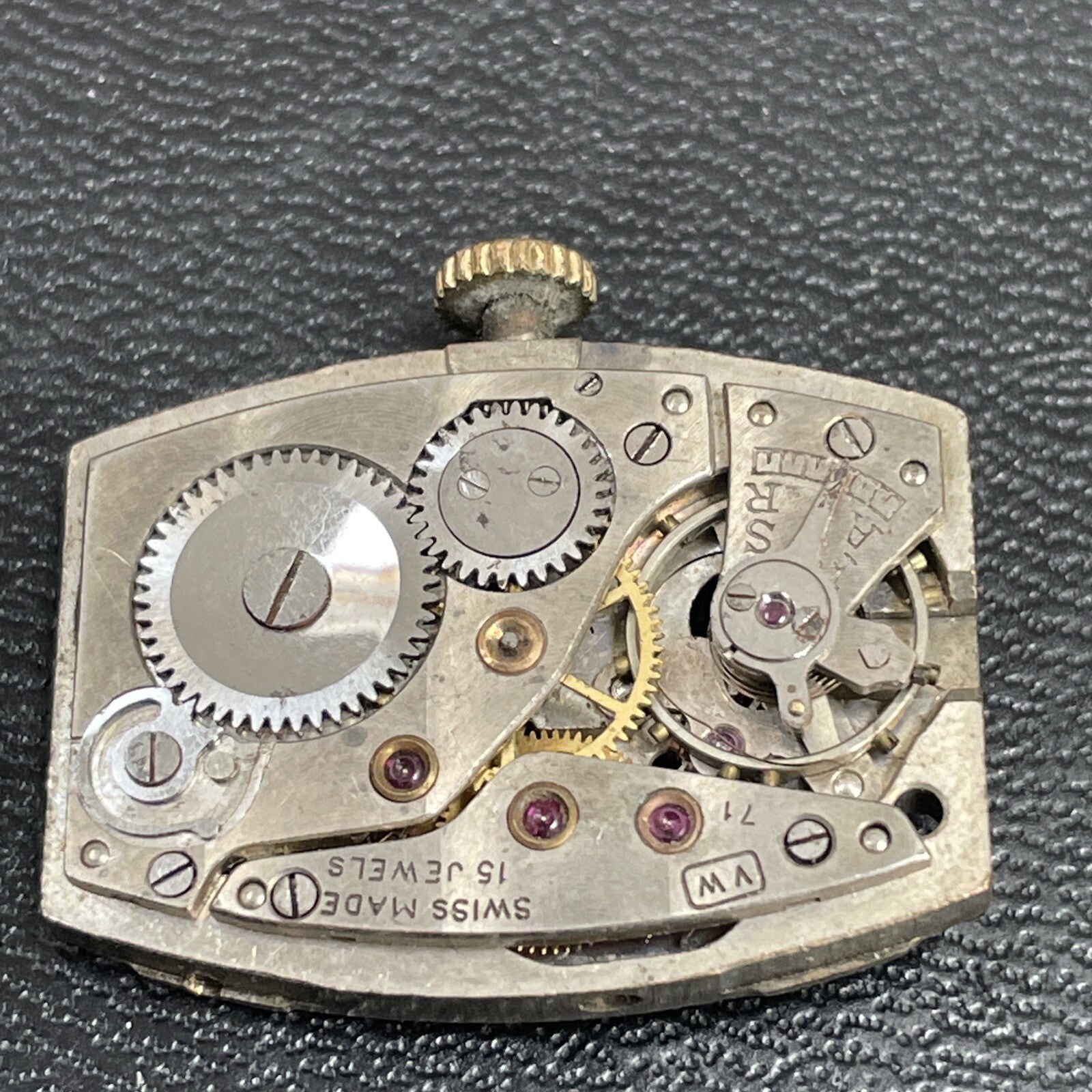 Revue 71 Movement OK (stiff) Balance Shot Hairspring Ref Q41