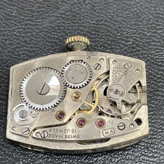 Revue 71 Movement OK (stiff) Balance Shot Hairspring Ref Q41