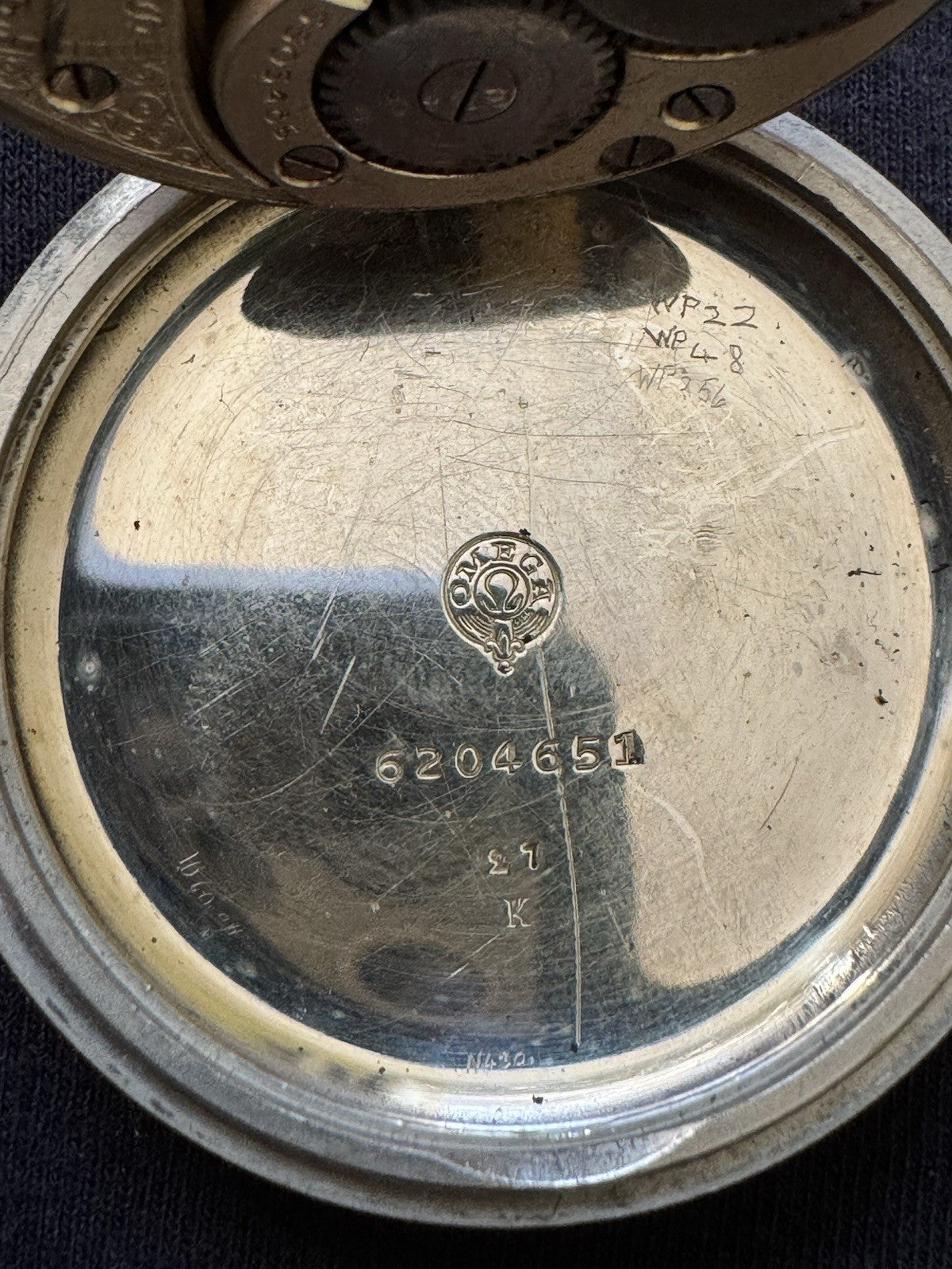 WW1 Era Ca 1915 Omega Pocket Watch Serviced