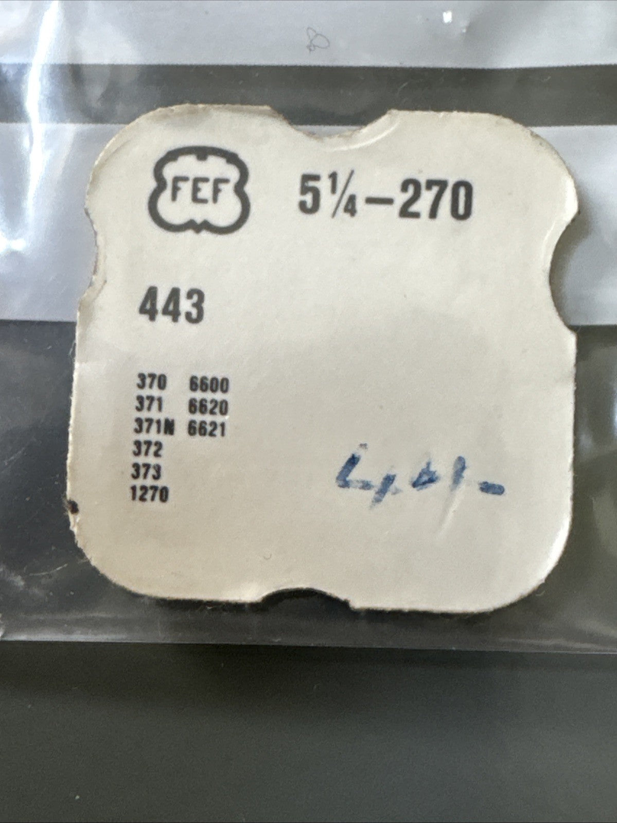 Fleurier 270 Setting Lever #443 X1 Ref LG11-180