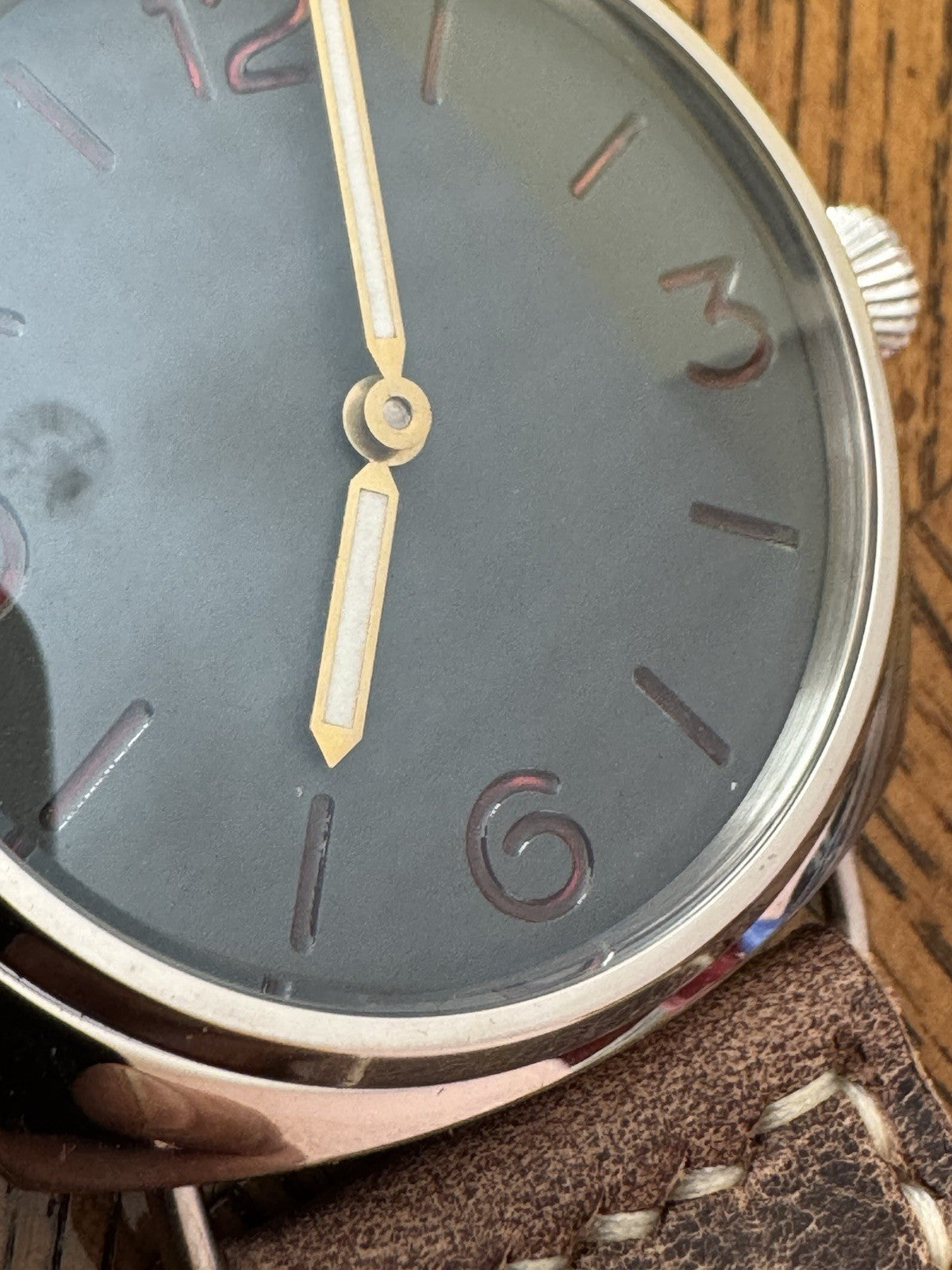 German Diver Style Homage Watch Sea Gull ST36 Custom Dial Hands & Strap