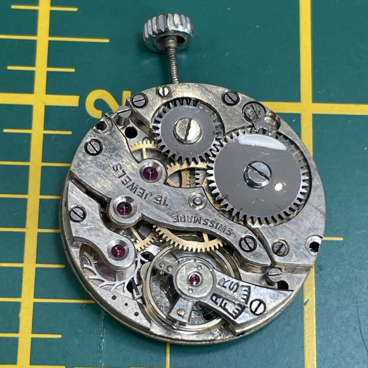 Reymond 34  Full Watch Movement Ticking For Spares Repair S13