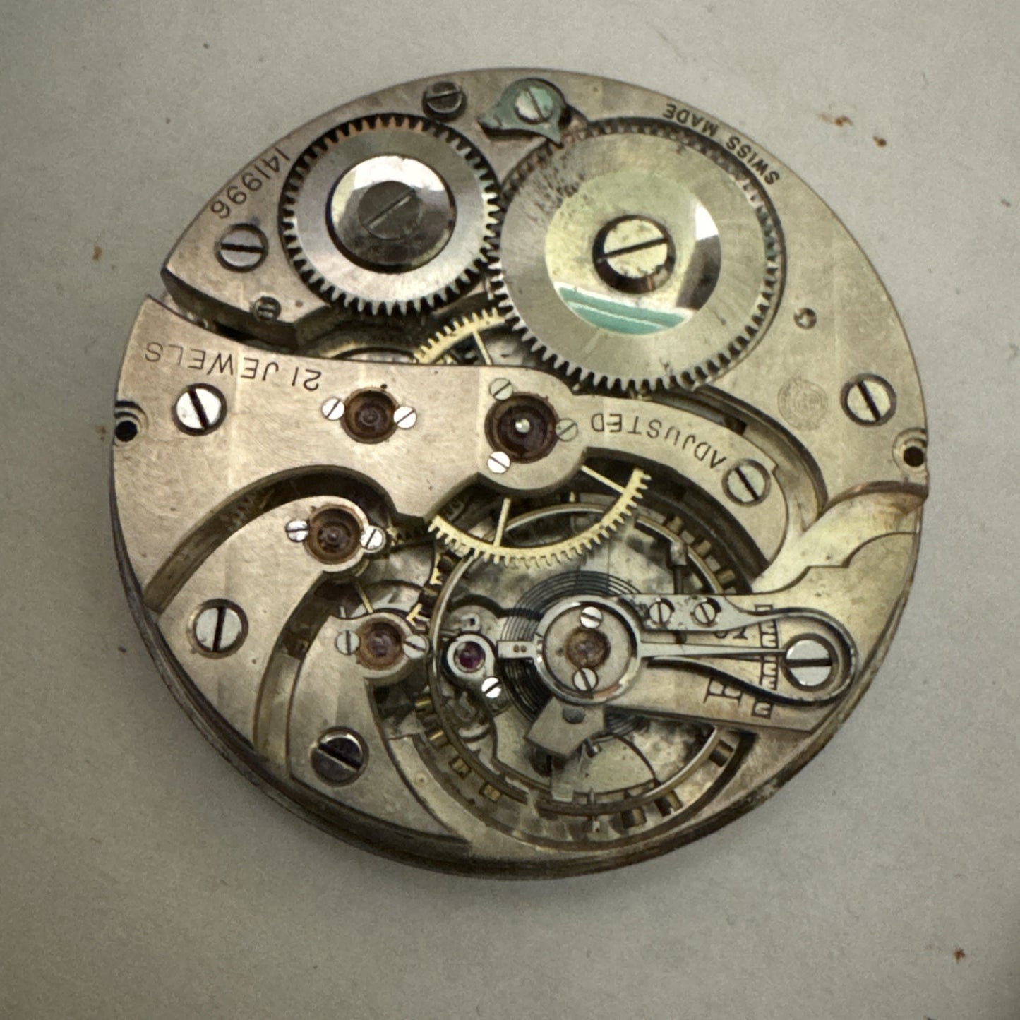 Electa 19 Ligne 21 Jewel Full Movement OK Balance Ref  XR6 Neg Set