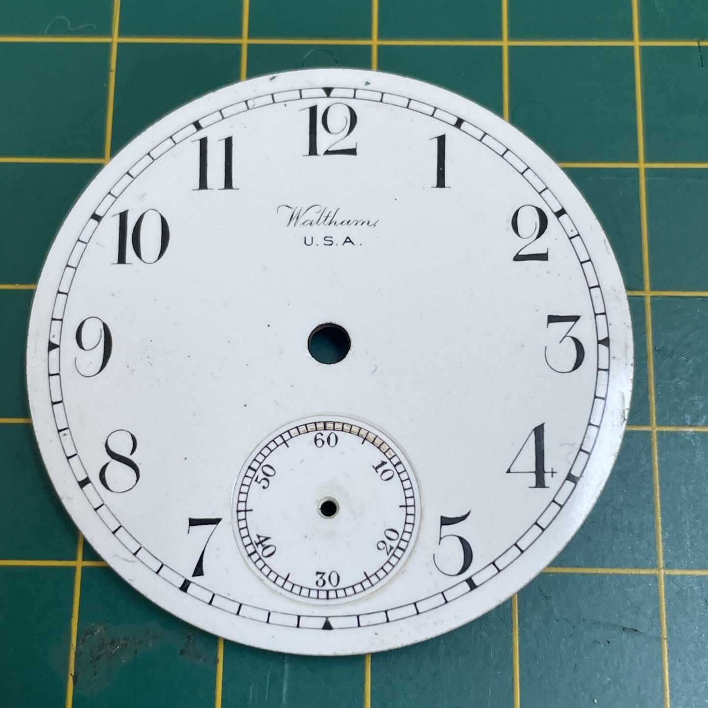 Waltham 16S Pocket Watch Single Sunk Dial Hunter Ref LG11