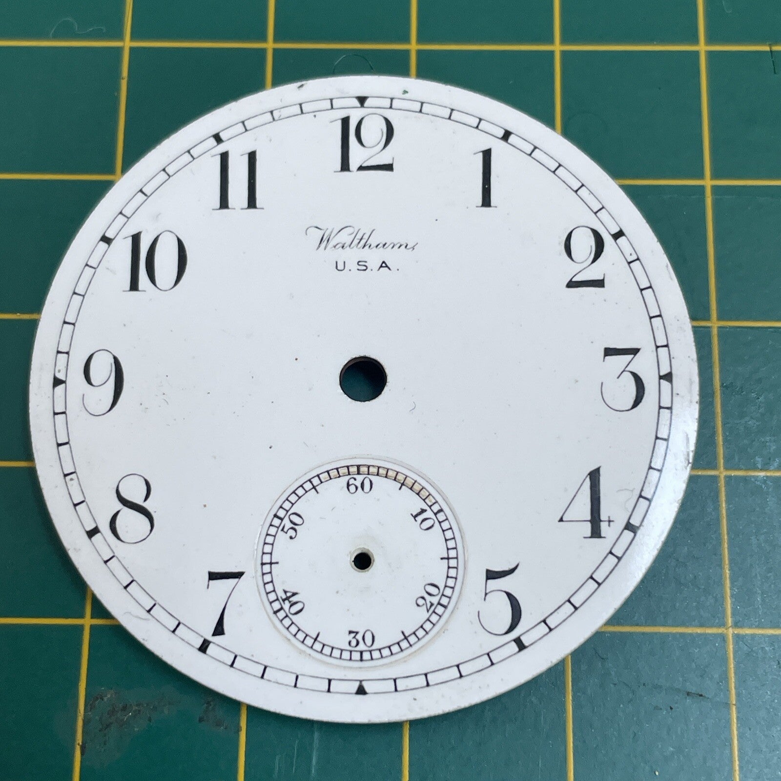 Waltham 16S Pocket Watch Single Sunk Dial Hunter Ref LG11