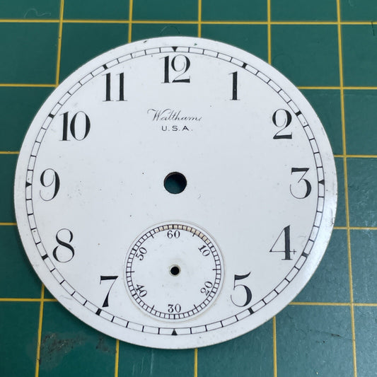 Waltham 16S Pocket Watch Single Sunk Dial Hunter Ref LG11