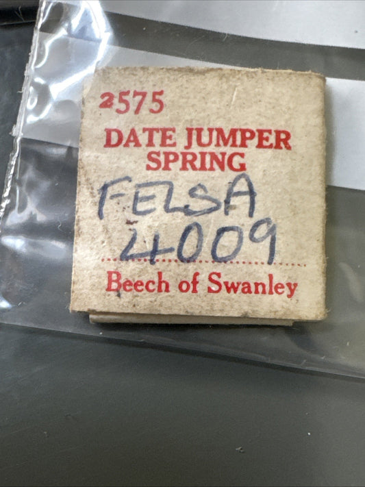 Felsa 4009 Date Jumper Spring #2575 X1 Ref LG11-172 174