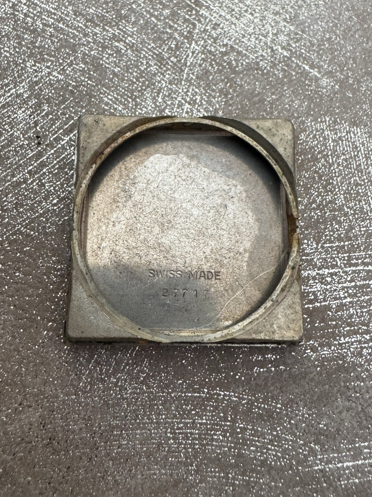 Mens Vintage Swiss Invicta Tank Watch St 96-4 Non Runner OK Balance