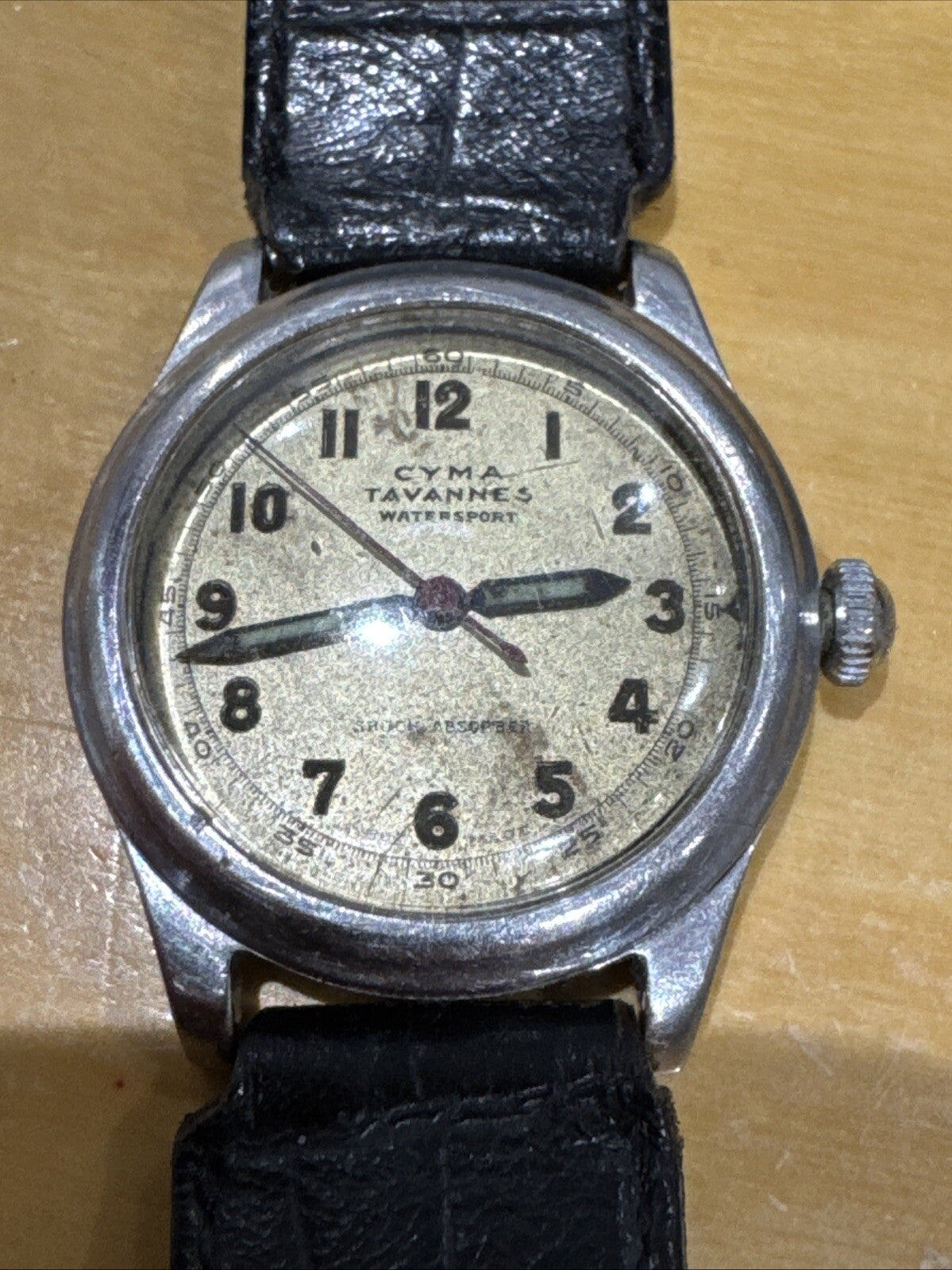 Cyma Tavannes Watersports All Steel Mens Watch For Service