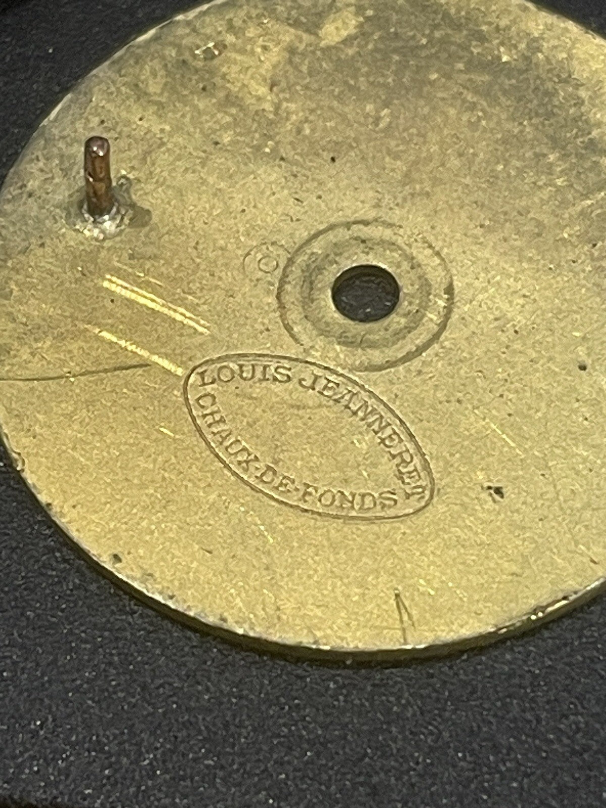 Early Pin Set 24.9mm Full Movement Louis Jeanneret Dial Ref K11