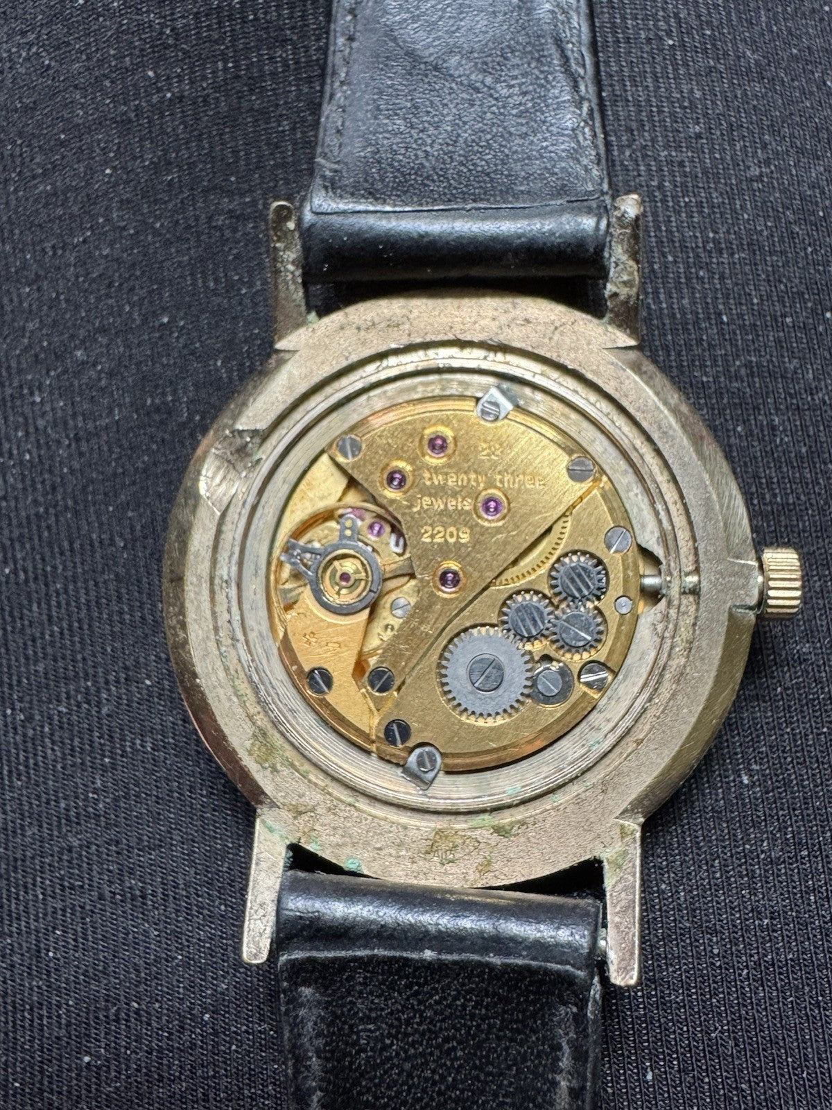 Vintage Sekonda Gold Plated Dress Watch 35mm Running