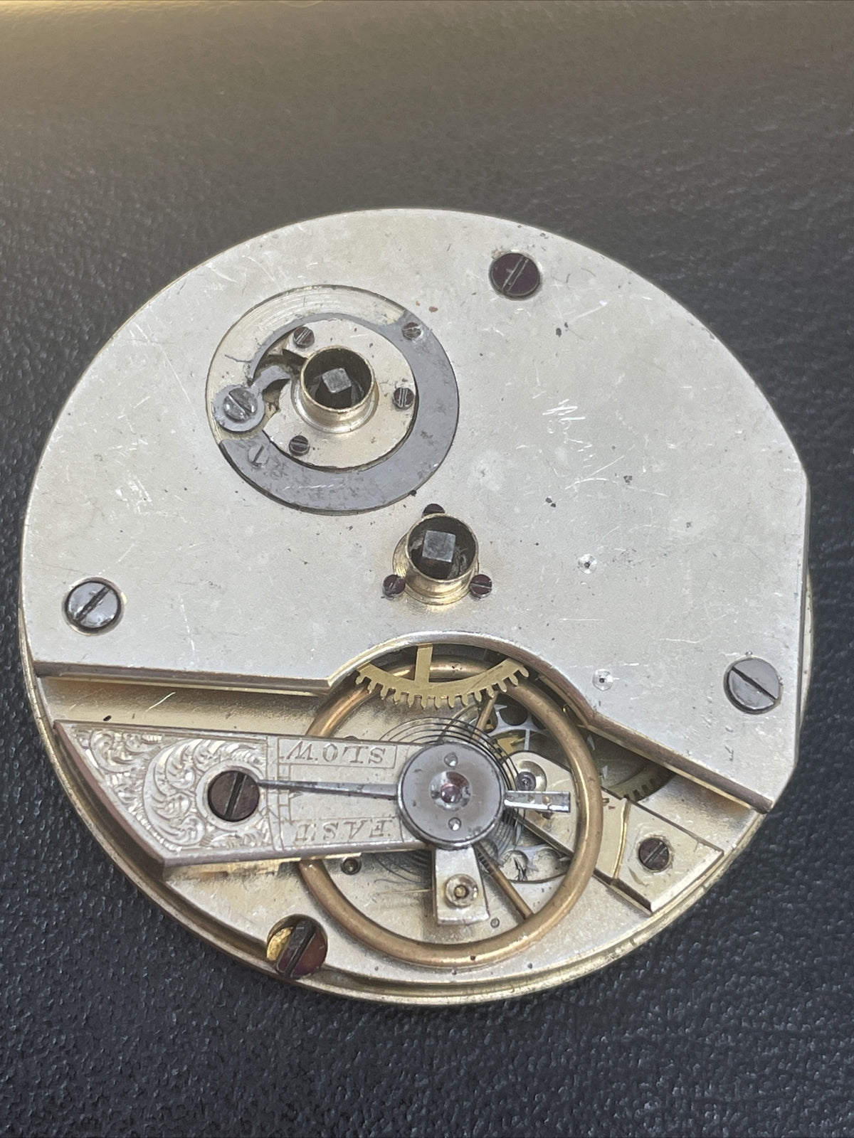 English Pocket Watch Movement Good Balance Ref LG4