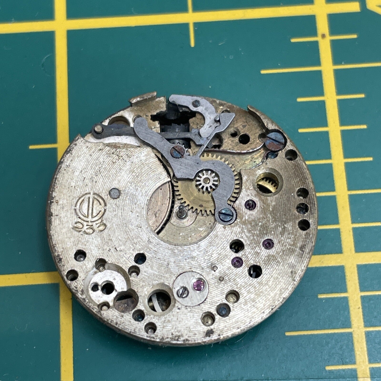 Cupillard 233 Full Watch Movement  For Spares Repair S25