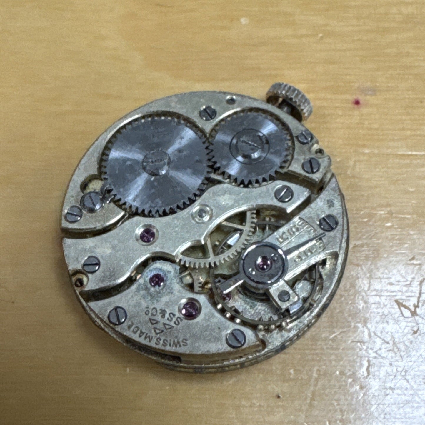 Stauffer Signed 10.5 Ligne Movement For Parts Ref N107