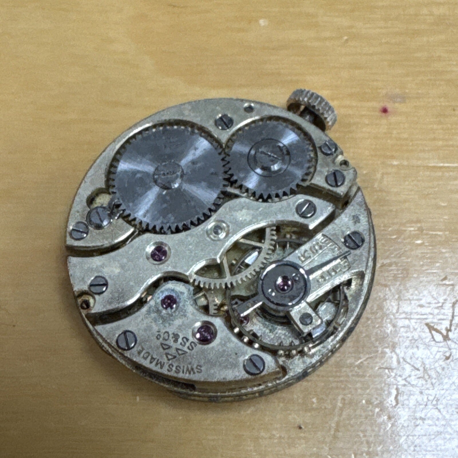 Stauffer Signed 10.5 Ligne Movement For Parts Ref N107