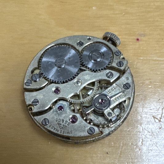 Stauffer Signed 10.5 Ligne Movement For Parts Ref N107