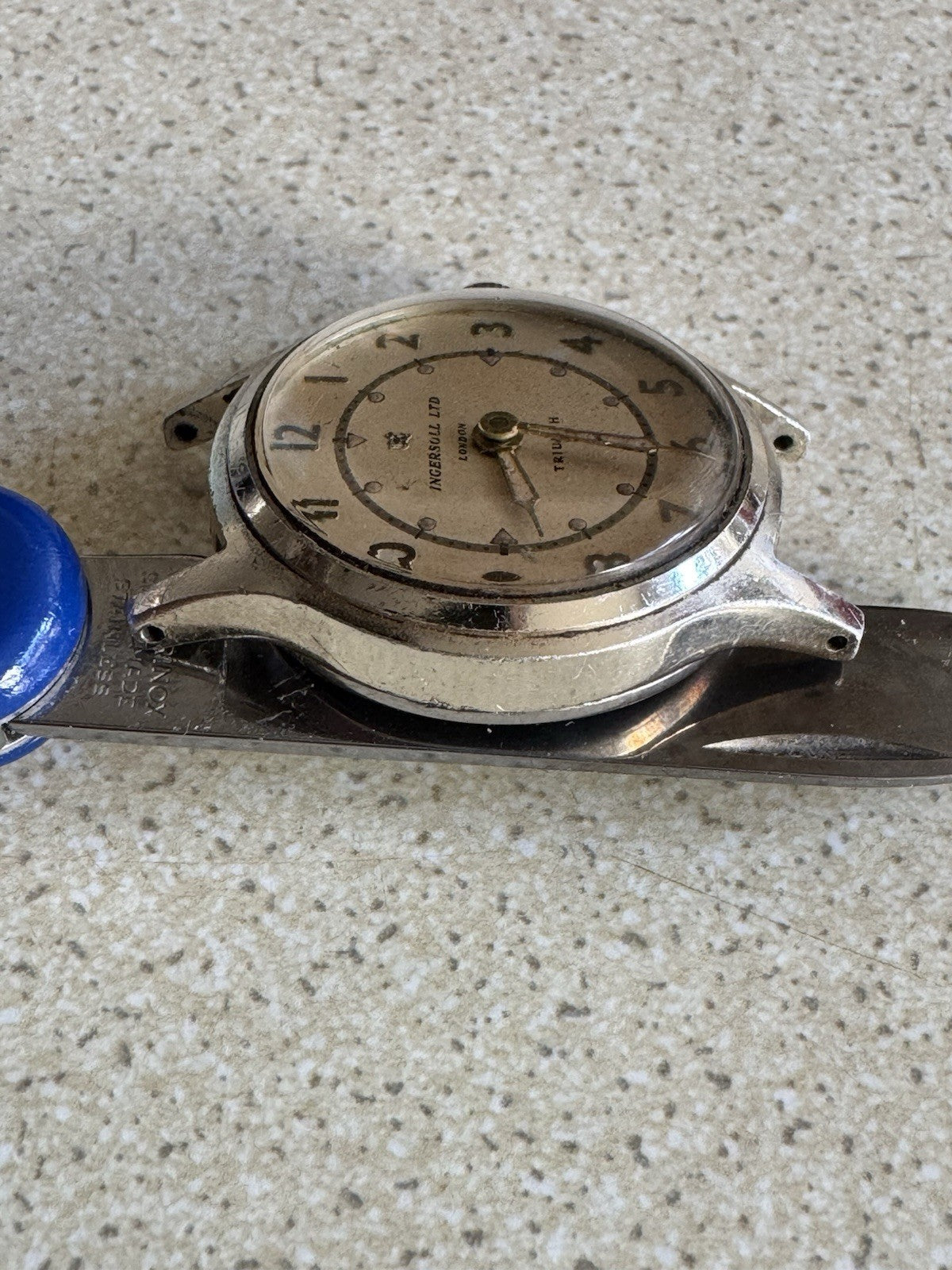 Mens 1959 Ingersoll Triumph Watch Running Darts Interest