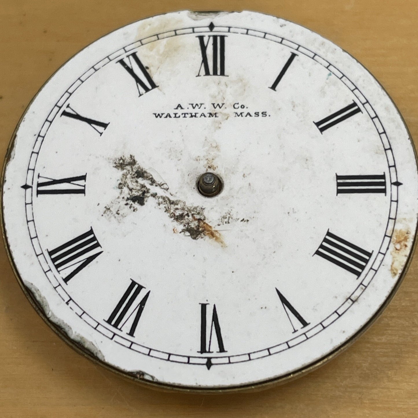 Waltham Model 1890 Grade  AM W Co Movement For Spares Repair  Reg LG10-12