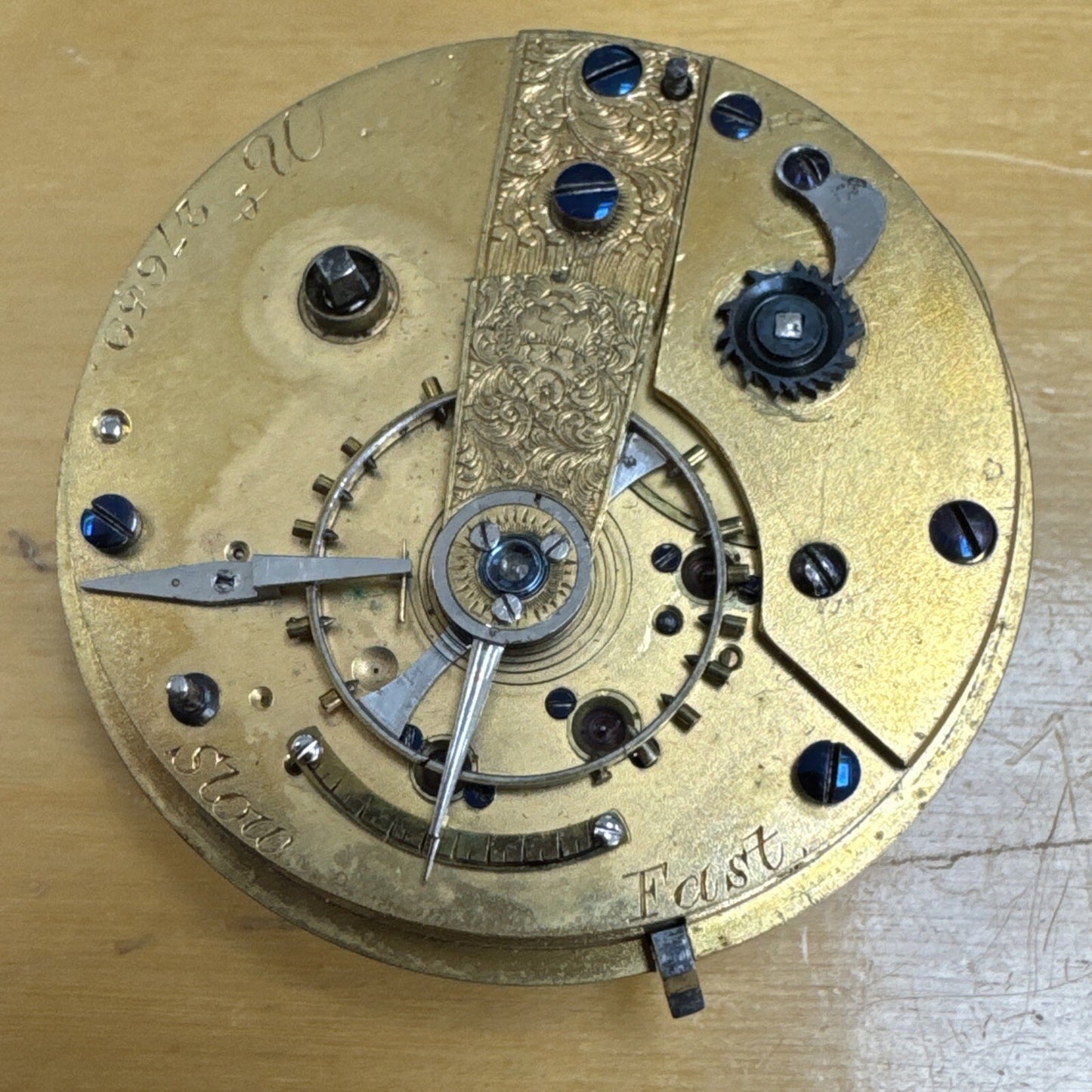 Anonymous English Fusee Movement 48.4mm Approx LG15-73