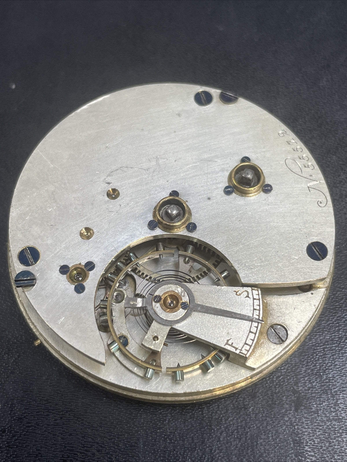 English 3/4 Plate  Full Movement OK Balance 43.8mm Ref J12