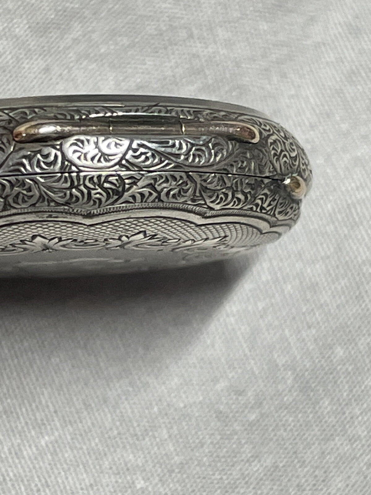 1882 Fine Silver Fob Watch Good Balance Immaculate Case. Whistlers Mother Link?