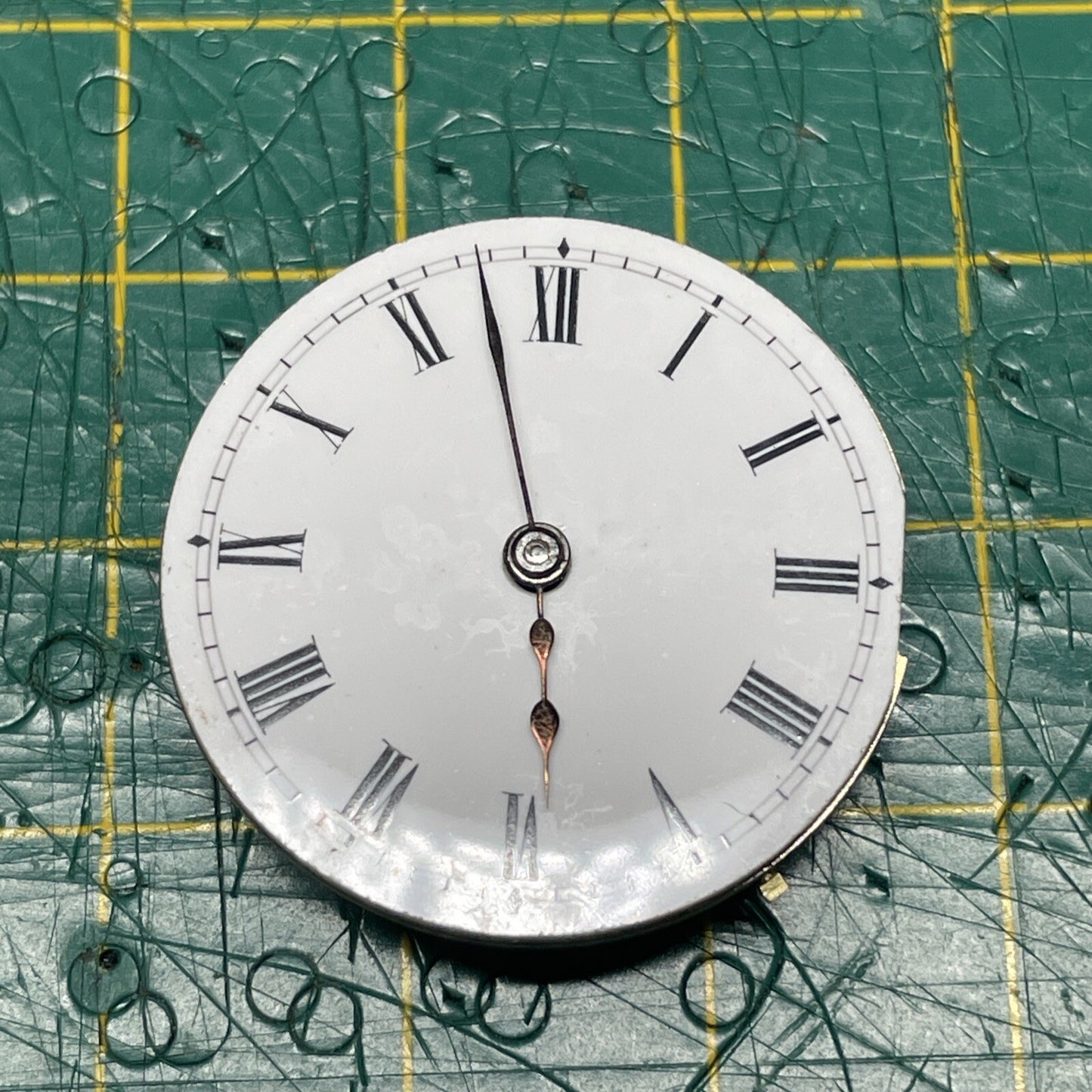 25mm Gruen 59 94? Pin Set Trench Watch Movement For Parts Spares Repair J12