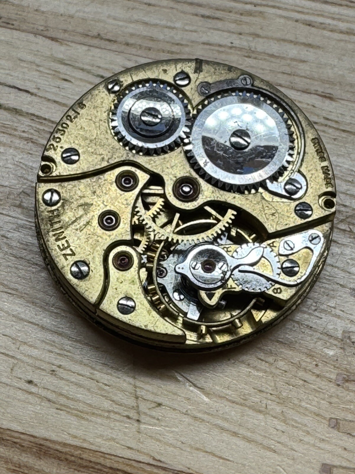 Zenith 12 Ligne Trench Watch Movement Ref LG0-2