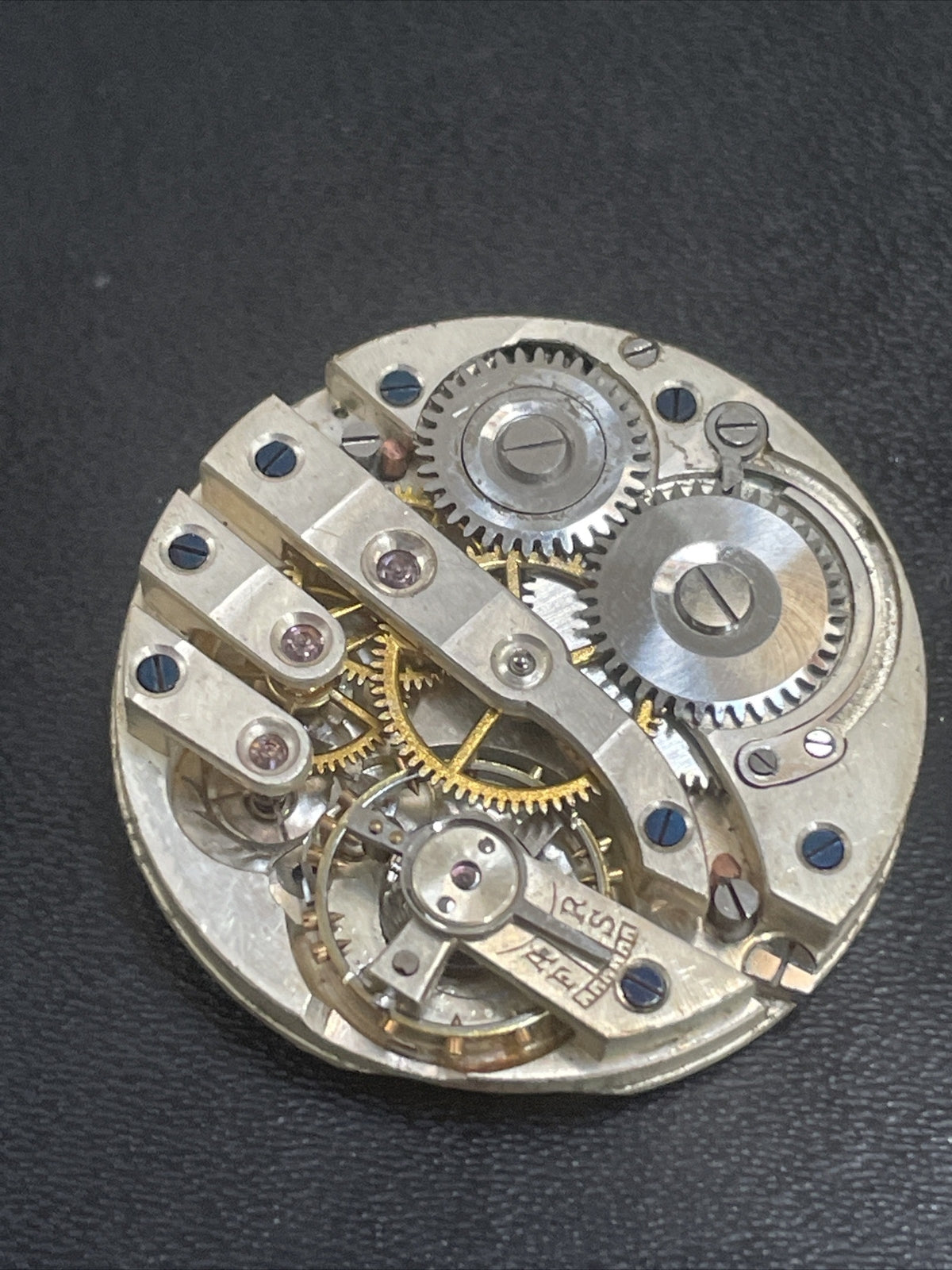 Early Pinset 24.8mm Watch Movement Good Balance Ref J22