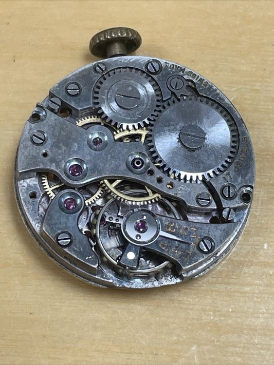 FHF 1 Sweep Seconds Movement For Parts Spares Repair Ticking Reg LG10-3